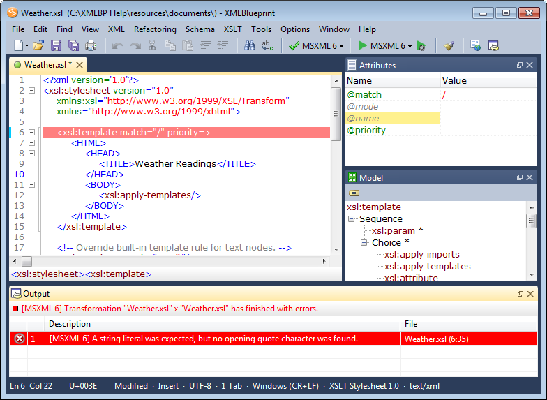 xmlBlueprint 2.1. Screenshots reviewed in Tools & Utilities category of Internet directory