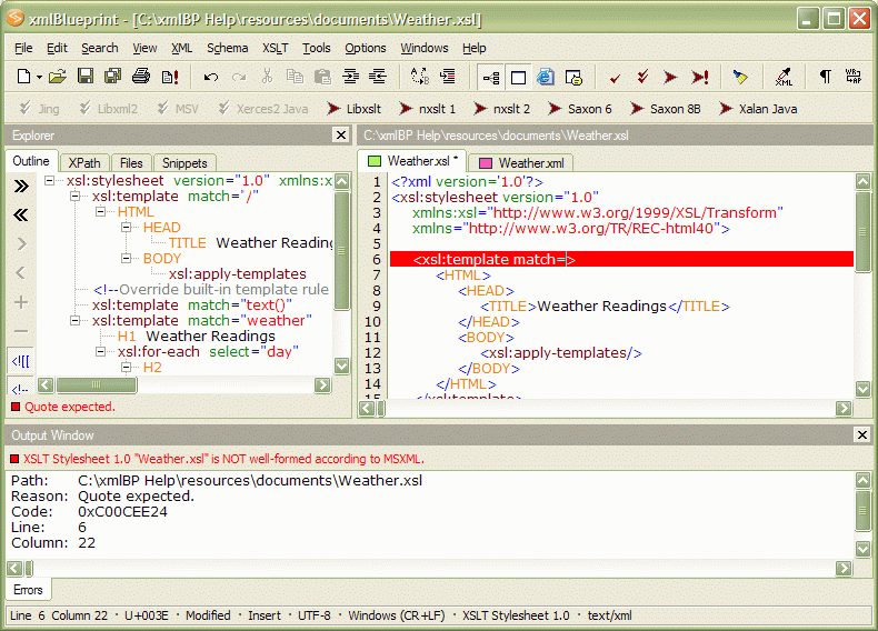XMLBlueprint XML Editor - The fast XML editor for Windows.