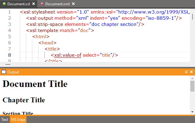 xslt transformation